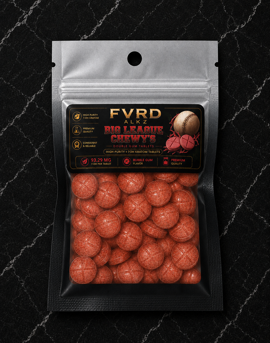 Big League Chewy's — lab-verified 7-OH Kratom Tablets by 7ohBlack