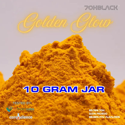 10-Gram | Golden Glow | 8886mg Favorite* Alkaloids Per Container BLACK