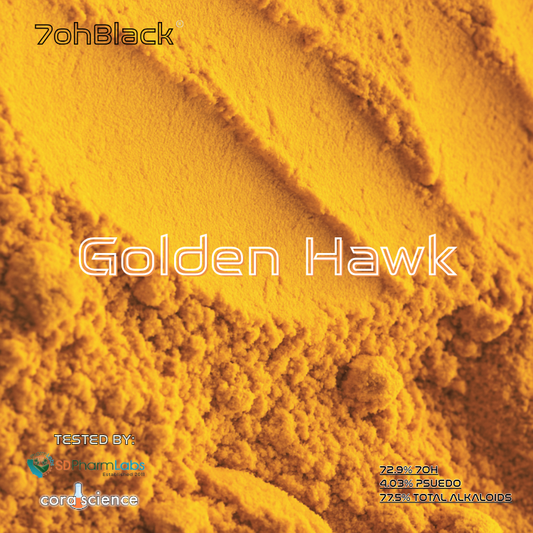 1-Gram | Golden Hawk | 775mg Total Alkaloids Per Container
