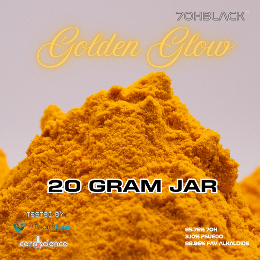 20-Gram | Golden Glow | 17772mg Favorite* Alkaloids Per Container