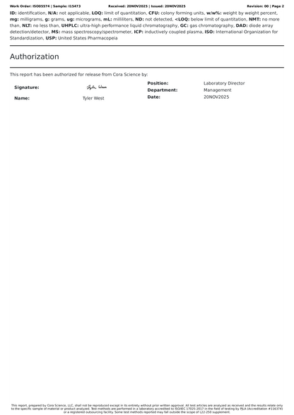 Authorization form with signature line and contact information on a white background