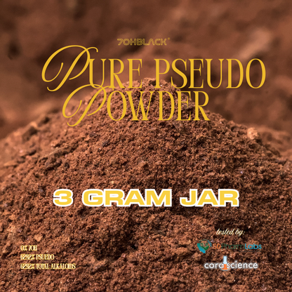 3-Gram | Pure Pseudo Powder | 1872mg Total Alkaloids Per Container