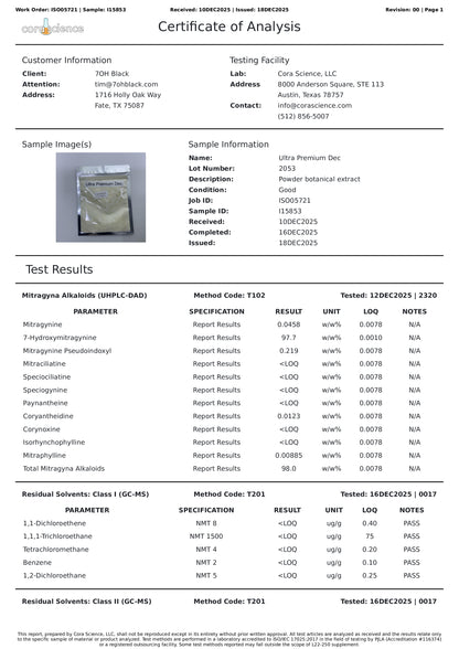 5-Gram | Snowdrift | 4860mg of Favorite* Alkaloids Per Container