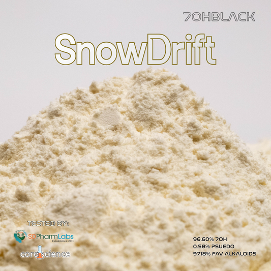 1-Gram | Snowdrift | 972mg of Favorite* Alkaloids Per Container