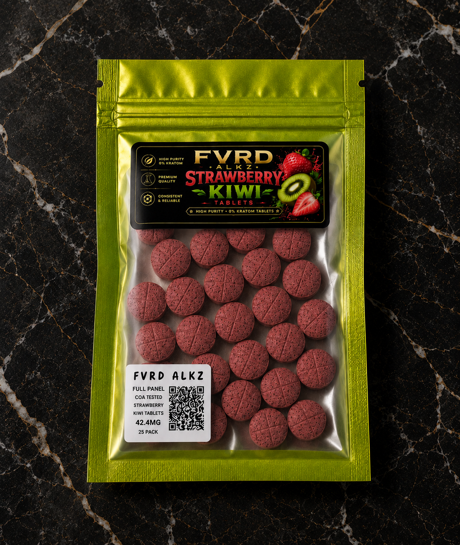 Strawberry Kiwi — lab-verified 7-OH Tablets by 7ohBlack