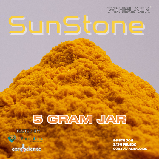 5-Gram | SunStone | 4950mg Favorite* Alkaloids Per Container