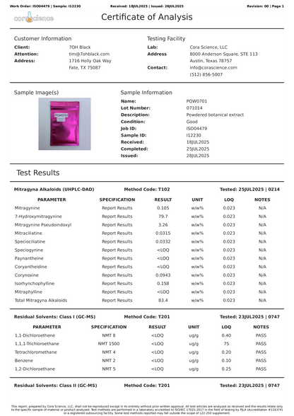 [7oh kratom sublingual Strips] - [7ohblack]